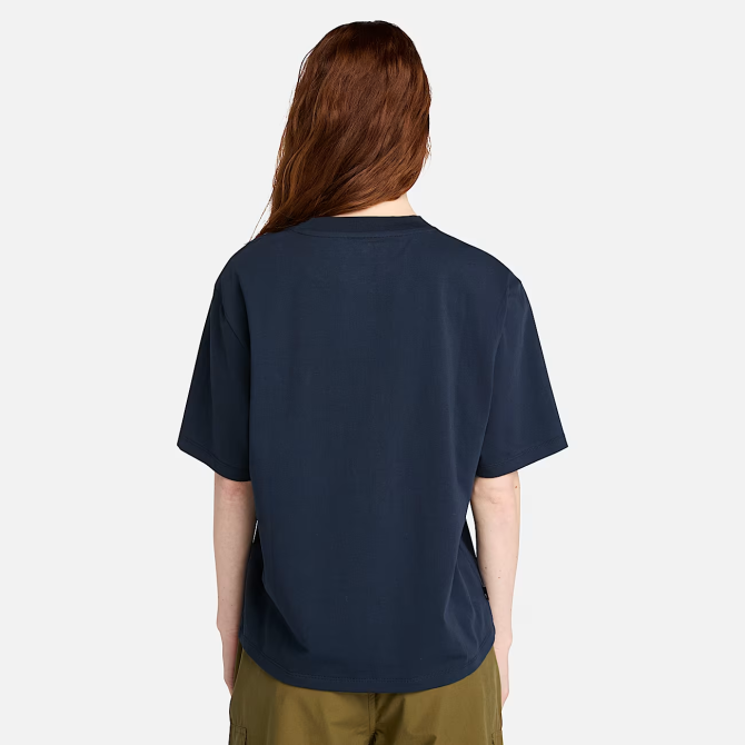 Дамска тениска Varsity Graphic Short-Sleeve Tee DARK SAPPHIRE TB0A423B433 05