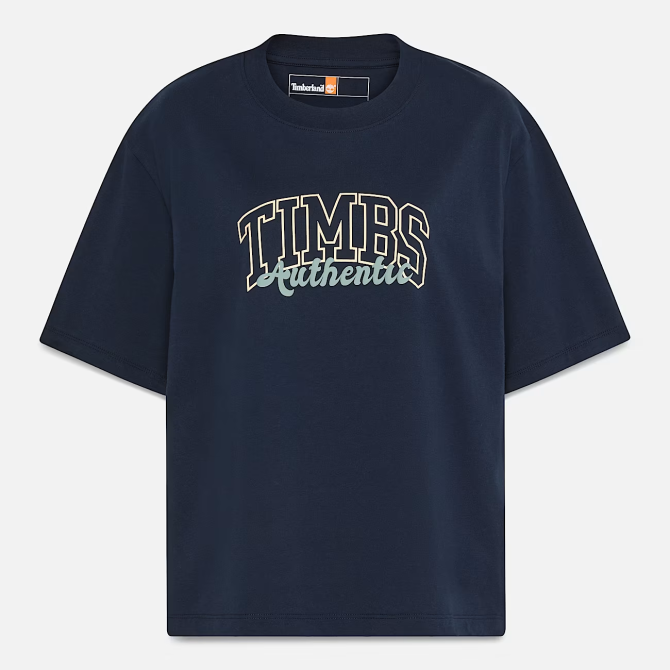 Дамска тениска Varsity Graphic Short-Sleeve Tee DARK SAPPHIRE TB0A423B433 01