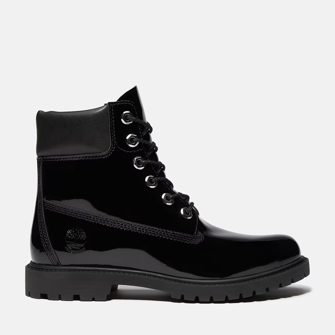 Дамски обувки Timberland Premium 6 INCH LACE UP WATERPROOF BOOT BLACK PATENT LEATHER TB0A43F8EL6 01