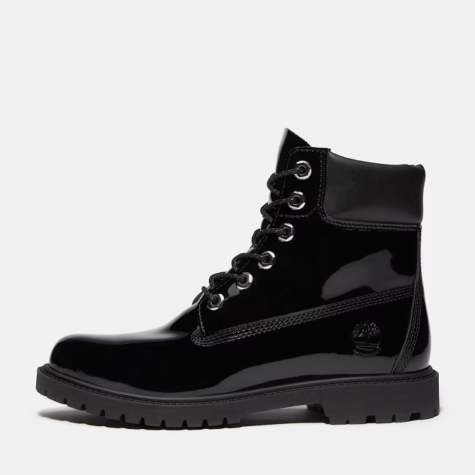 Дамски обувки Timberland Premium 6 INCH LACE UP WATERPROOF BOOT BLACK PATENT LEATHER TB0A43F8EL6 05