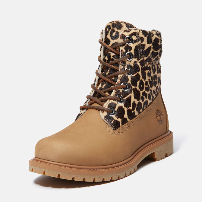 Дамски обувки Timberland Premium 6 INCH LACE UP BOOT MEDIUM BEIGE NUBUCK TB0A5M5NEN3 03