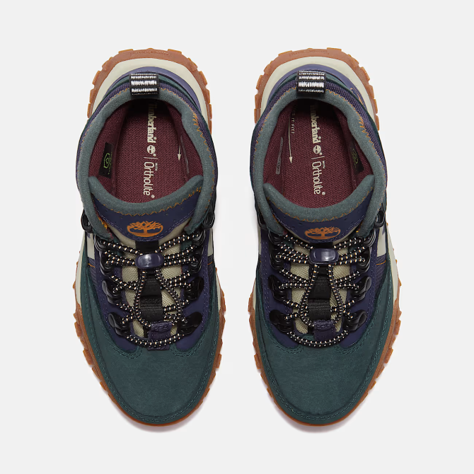 Детски обувки GreenStride Motion 6 MID BUNGEE WATERPROOF SNEAKER DARK GREEN NUBUCK TB0A5M99EO6 03