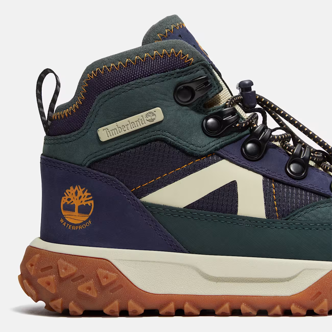 Детски обувки GreenStride Motion 6 MID BUNGEE WATERPROOF SNEAKER DARK GREEN NUBUCK TB0A5M99EO6 04