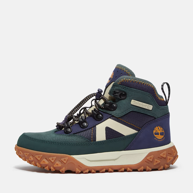 Детски обувки GreenStride Motion 6 MID BUNGEE WATERPROOF SNEAKER DARK GREEN NUBUCK TB0A5M99EO6 07