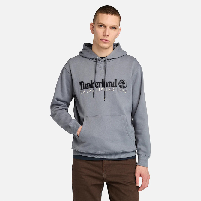 Мъжко горнище Established 1973 Hoodie for Men in Grey TB0A5NR2073 02