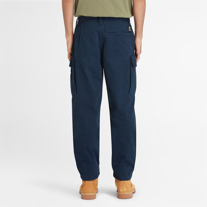 Мъжки панталон Brookline Twill Cargo Trousers for Men in Dark Blue TB0A5TVY433 03