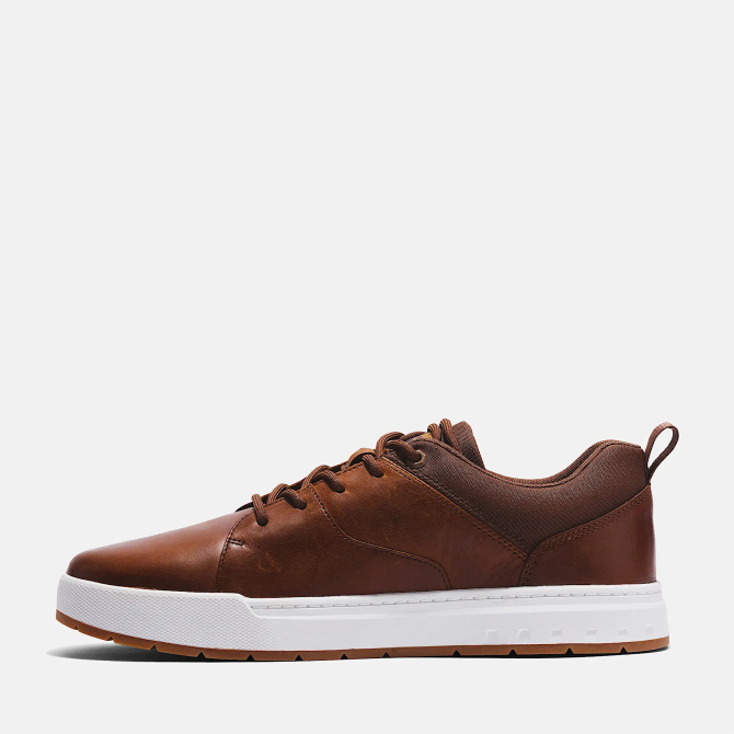 Мъжки обувки Maple Grove Low Lace-Up Trainer for Men in Brown TB0A5Z1S358 02