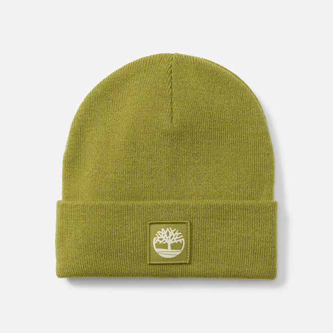 Дамска шапка All Gender Cuffed Beanie With Tonal Patch in Green TB0A61BXEFO 01