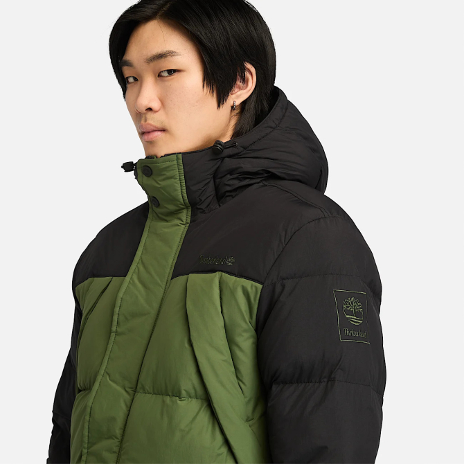 Мъжко яке Durable Water-Repellent Puffer Jacket for Men in Green TB0A6267EIO 03