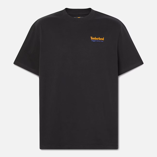 Мъжка тениска Rugged Active Gear Back Graphic Tee BLACK-DARK WHEATBOOT TB0A63BDEZQ 01