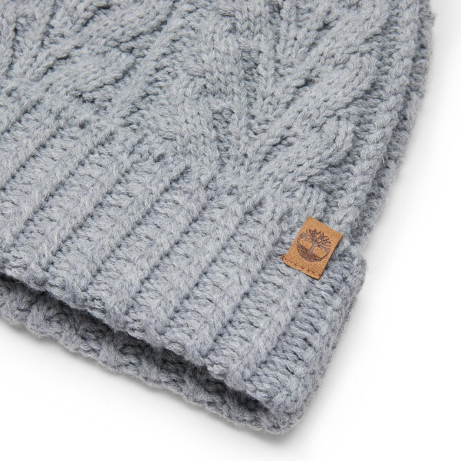Дамска шапка Cable Pom Beanie MEDIUM GREY HEATHER OS 02 Дамска шапка Cable Pom Beanie MEDIUM GREY HEATHER OS TB0A65U2052 02