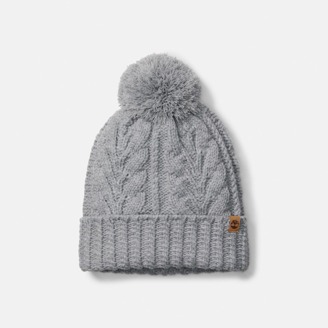 Дамска шапка Cable Pom Beanie MEDIUM GREY HEATHER OS 01 Дамска шапка Cable Pom Beanie MEDIUM GREY HEATHER OS TB0A65U2052 01