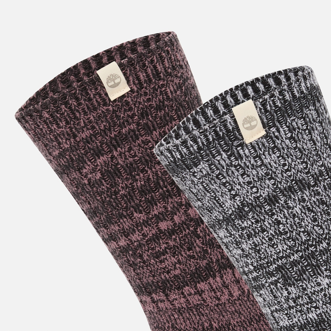 Дамски чорапи 2 Pack Cozy Crew Boot Sock BLACK 02 Дамски чорапи 2 Pack Cozy Crew Boot Sock BLACK TB0A68ZX001 02