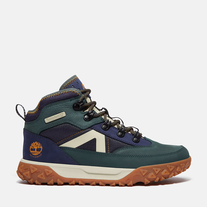 Юношески обувки GreenStride Motion 6 MID LACE UP WATERPROOF SNEAKER DARK GREEN NUBUCK TB0A6ASHEO6 01