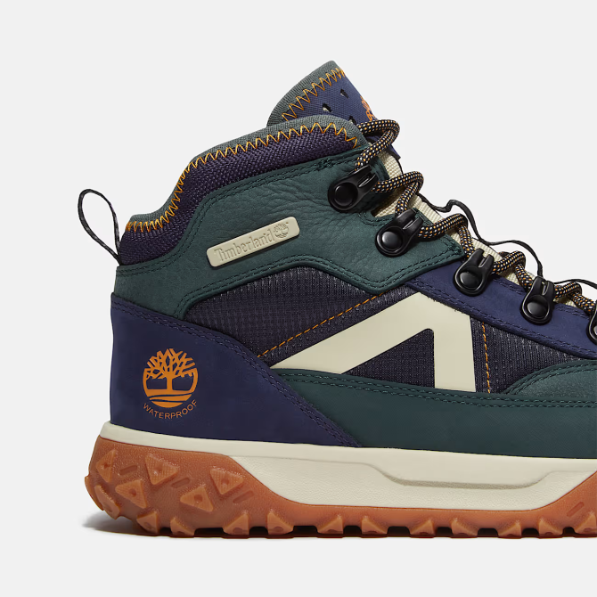 Юношески обувки GreenStride Motion 6 MID LACE UP WATERPROOF SNEAKER DARK GREEN NUBUCK TB0A6ASHEO6 03