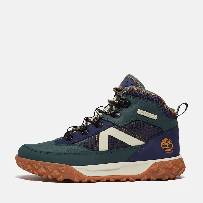 Юношески обувки GreenStride Motion 6 MID LACE UP WATERPROOF SNEAKER DARK GREEN NUBUCK TB0A6ASHEO6 07