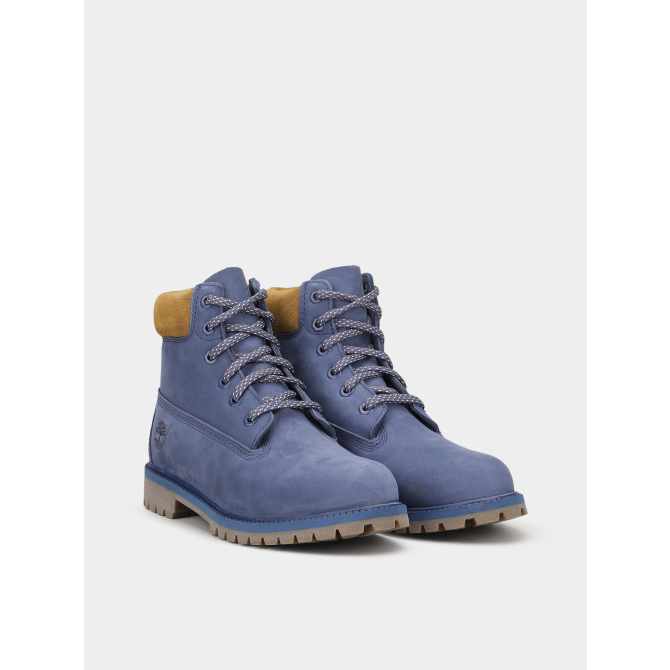 Детски обувки Timberland Premium 6 INCH LACE UP WATERPROOF BOOT DARK BLUE NUBUCK W OLIVE Х TB0A6BETA2A 02