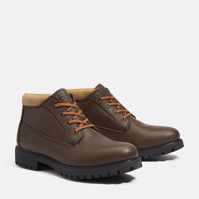 Мъжки обувки Timberland Heritage MID LACE UP WATERPROOF CHUKKA BOOT DARK BROWN FG W OLV TB0A6DVDA6I 02