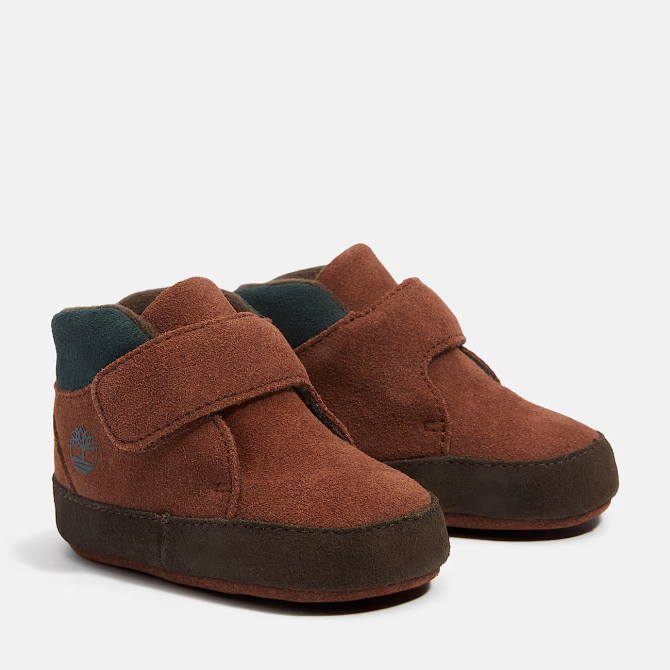Детски обувки CRIB BOOTIE MID HOOK & LOOP BOOT MEDIUM BROWN SUEDE TB0A6H8GES4 05
