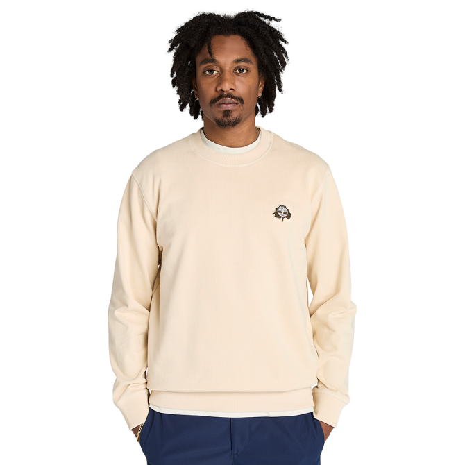 Мъжка блуза Tree Logo Patch Crewneck ANGORA 02 Мъжка блуза Tree Logo Patch Crewneck ANGORA TB0A6HHKEFL 02