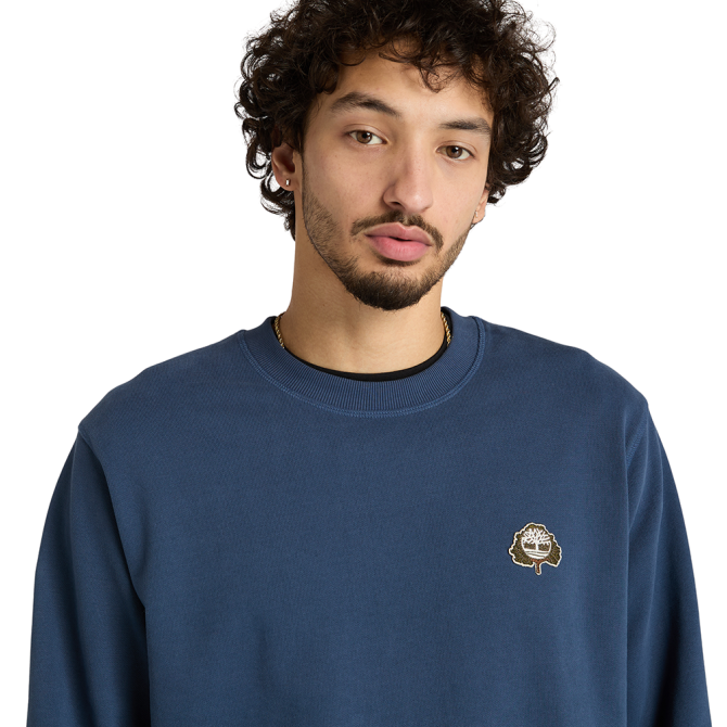 Мъжко горнище Tree Logo Patch Crewneck OCEANA TB0A6HHKEYO 02