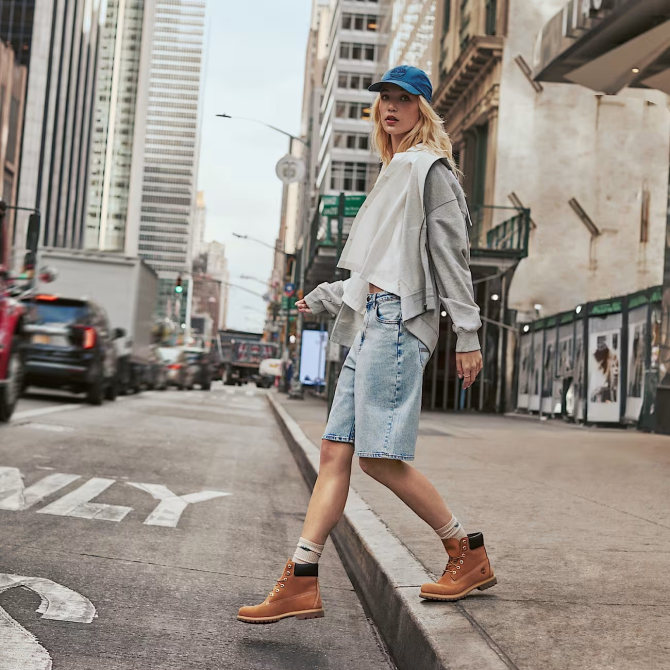 Дамски боти Timberland Premium 6 INCH LACE UP WATERPROOF BOOT WHEAT TB110361713 09