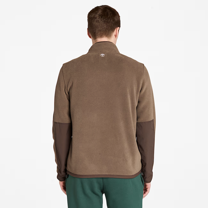 Мъжко горнище SHERBURNE POLARTEC 200 MIX MEDIA FULL ZIP FLEECE CHOCOLATE CHIP TB0A6NH1BK0 05