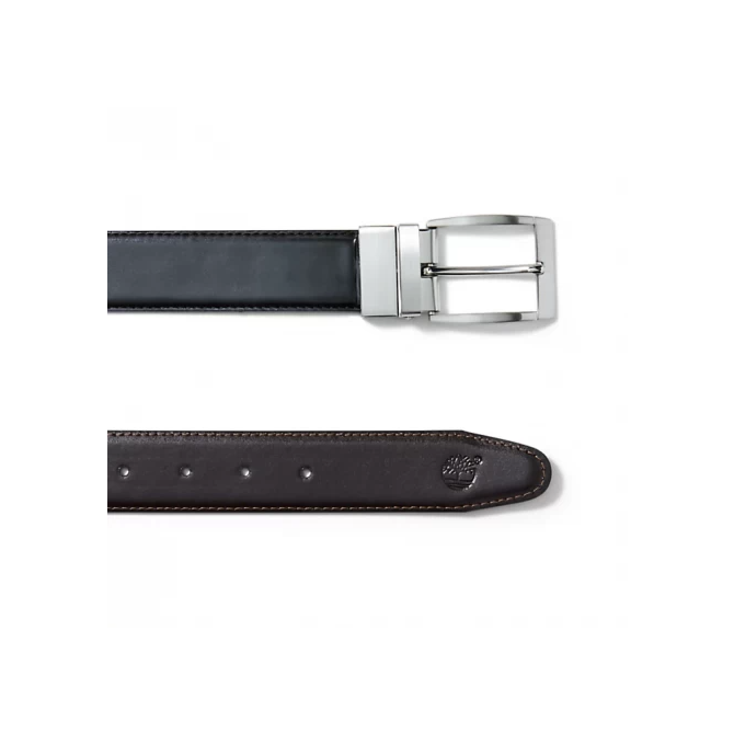 Мъжки колан Reversible Leather Belt for Men in Dark Brown/Black TB0A1BXX968 01