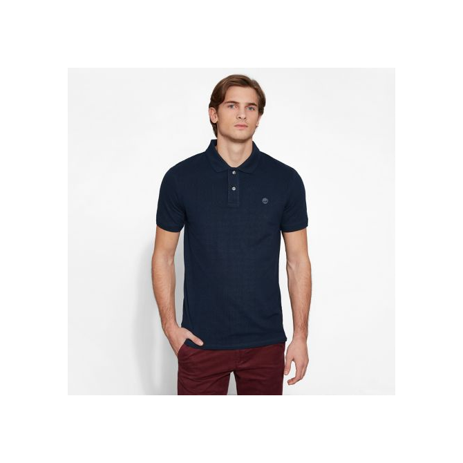 Мъжка тениска Merrymeeting River Polo Shirt Navy A1KC4433 02