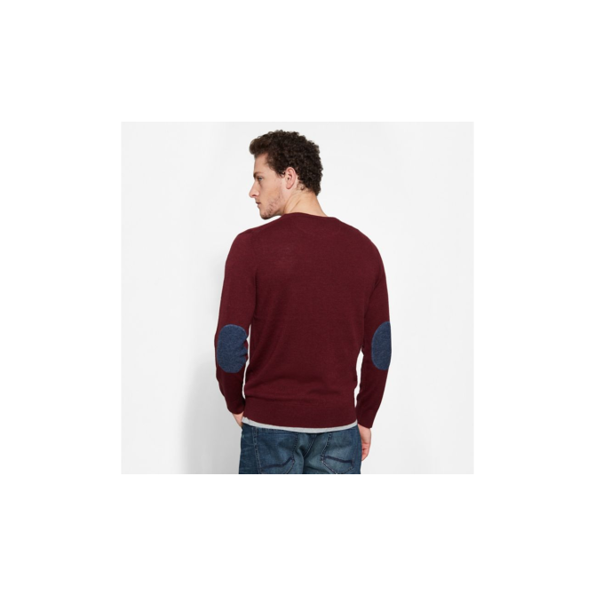 Мъжки пуловер Jones Brook Crew Jumper Red Fleck A1NW5H21 03