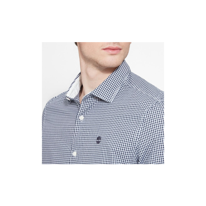 Мъжка риза Suncook River Gingham Shirt Navy A1WNTB68 05