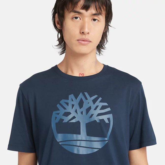 Мъжка тениска Kennebec River Tree Logo T-Shirt for Men in Dark Blue TB0A2C2RZ02 03