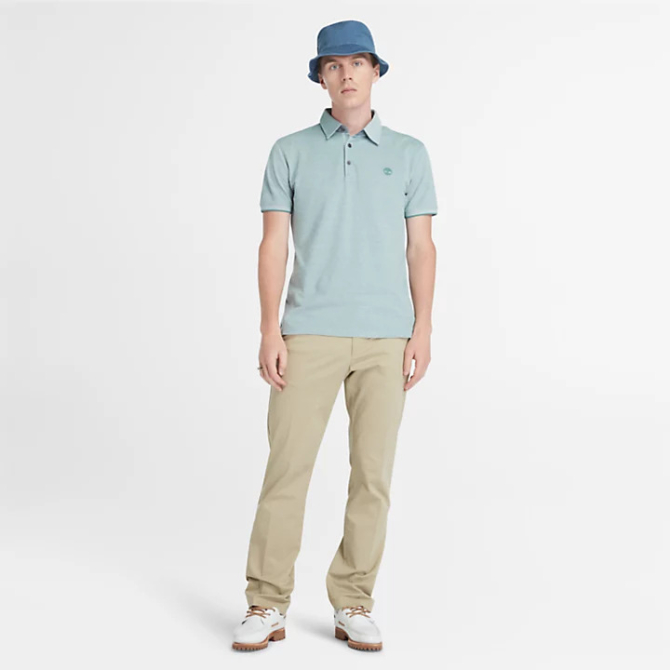 Мъжка тениска Baboosic Brook Oxford Polo for Men in Teal TB0A2DJ5CL6 02