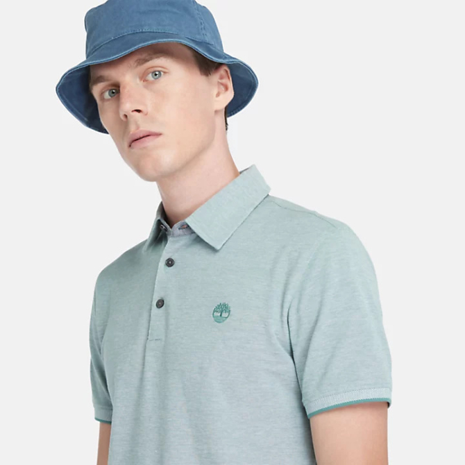 Мъжка тениска Baboosic Brook Oxford Polo for Men in Teal TB0A2DJ5CL6 03