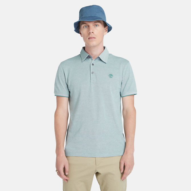 Мъжка тениска Baboosic Brook Oxford Polo for Men in Teal TB0A2DJ5CL6 01