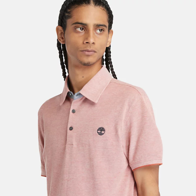 Мъжка тениска Baboosic Brook Oxford Polo for Men in Red TB0A2DJ5EG6 03