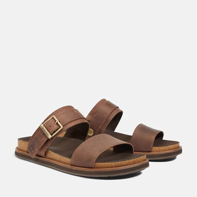 Мъжки чехли Amalfi Vibes Two-strap Sandal for Men in Brown TB0A419HV13 03