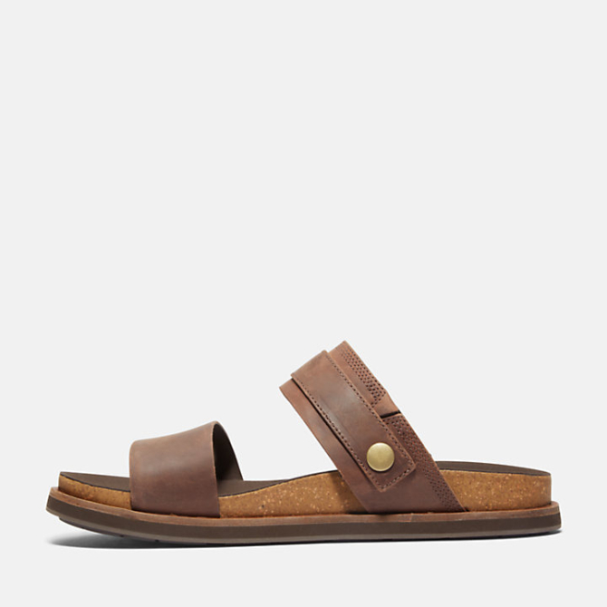 Мъжки чехли Amalfi Vibes Two-strap Sandal for Men in Brown TB0A419HV13 02