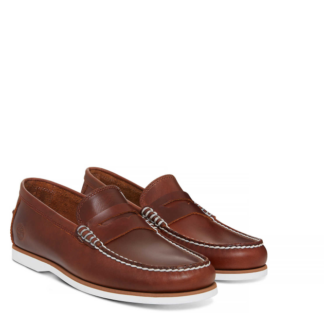 Мъжки мокасини Boat Penny Loafer Brown A1PGN 03