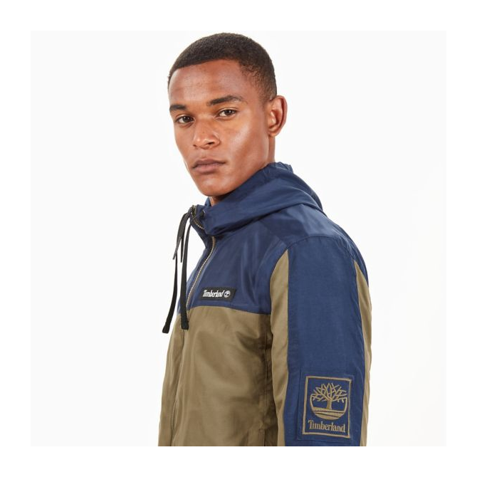 Мъжко яке Zipped Windbreaker Green/Navy TB0A1N8DP431 04