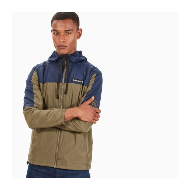 Мъжко яке Zipped Windbreaker Green/Navy TB0A1N8DP431 06