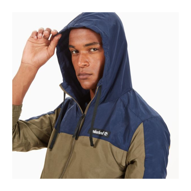 Мъжко яке Zipped Windbreaker Green/Navy TB0A1N8DP431 02