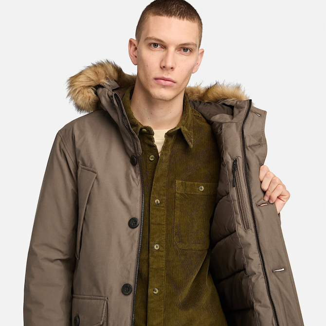 Мъжко яке Scar Ridge Waterproof Parka for Men in Brown TB0A22W2BK0 03