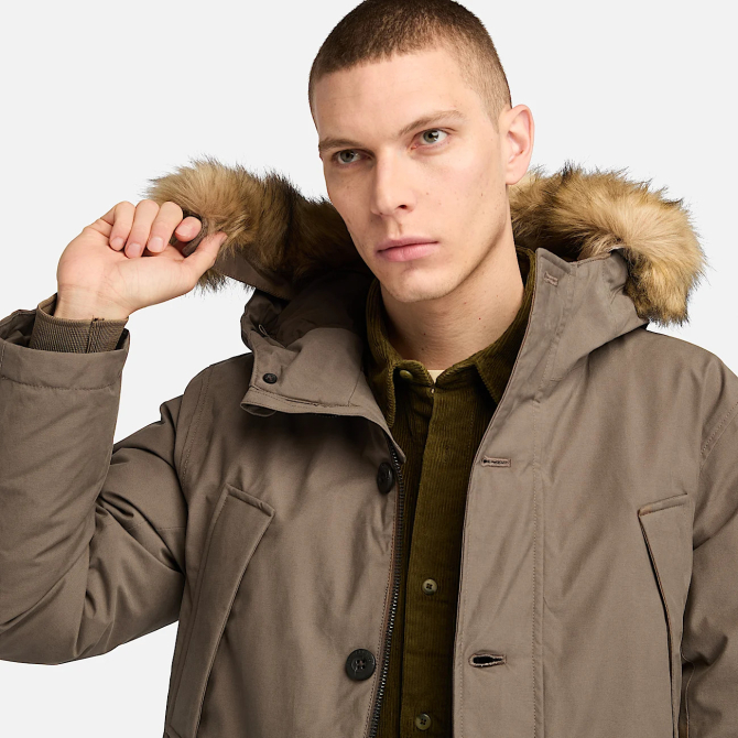 Мъжко яке Scar Ridge Waterproof Parka for Men in Brown TB0A22W2BK0 04