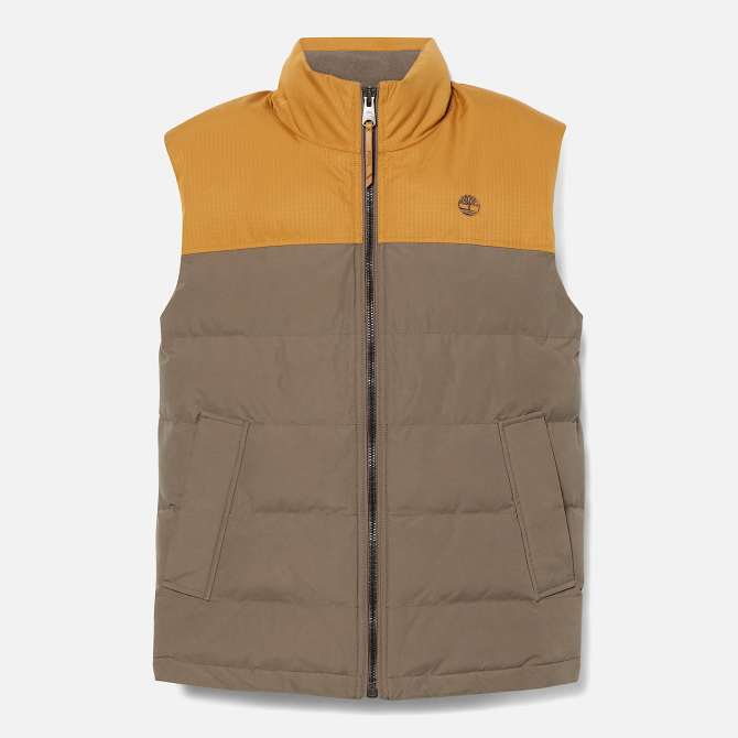 Мъжки елек Welch Mountain Durable Water-Repellent Puffer Vest for Men in Yellow/Brown TB0A22XMEKY 06