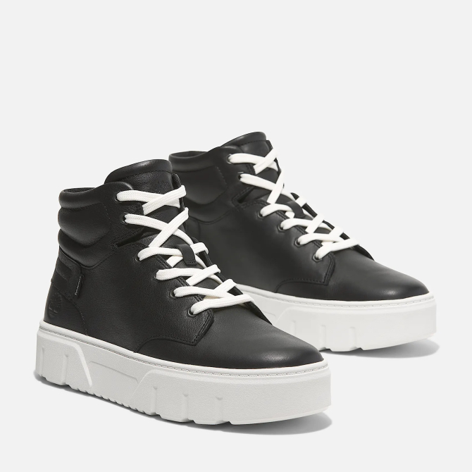 Дамски обувки Laurel Court High Top Lace-Up Trainer for Women in Black TB0A27EKW02 03