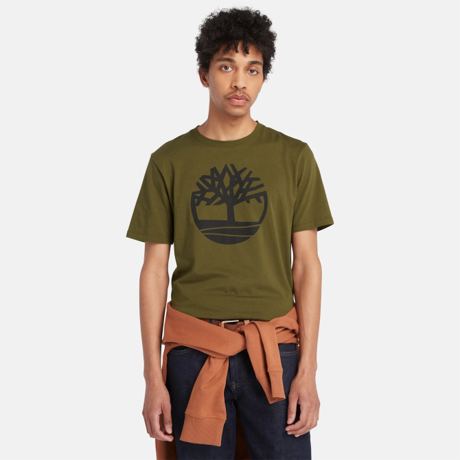 Мъжка тениска Kennebec River Logo T-Shirt for Men in Green TB0A2C2R302 01