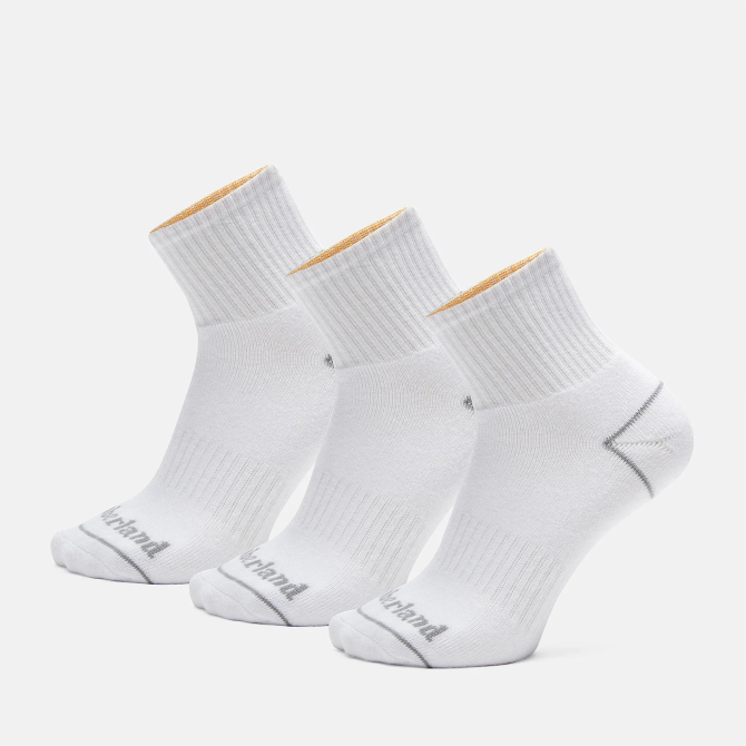 Мъжки чорапи All Gender 3 Pair Pack Bowden Cushioned Quarter Crew Socks in White TB0A2PU2100 01