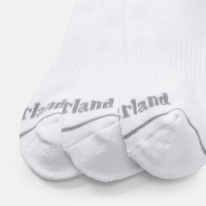 Мъжки чорапи All Gender 3 Pair Pack Bowden Cushioned Quarter Crew Socks in White TB0A2PU2100 02