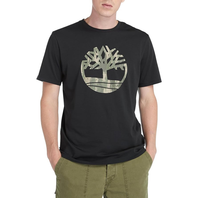 Мъжка тениска Kennebec River Tree Logo T-Shirt for Men in Black TB0A5UP3001 01